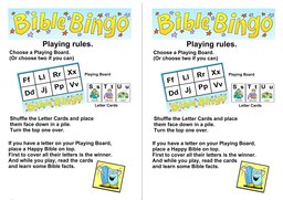 001_Bible_Bingo: Art and craft; Colour; Games; Puzzles