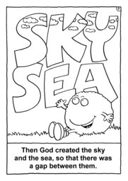 06_Colouring_Creation: Art and craft; Bible story; BW; Coloring; Colouring