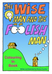01_Colouring_Wise_Foolish: Art and craft; Art and craft book; Bible story; Colour; Coloring; Colouring