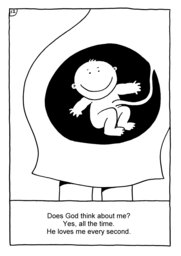 13_Colouring_God_Me: Bible story; Black and white; BW; Coloring; Colouring; Line Art