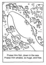 13_Colouring_Praise: Art and craft; Art and craft book; Bible story; BW; Coloring; Colouring; Line Art