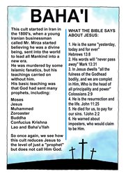 25_Cults: Bible topics; Colour; Cults