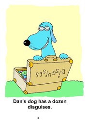 06_Dan_Dog: Alphabet; Animals; BW; Reading books