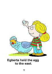 12_Egberta_Egg: Alphabet; Colour; Reading books