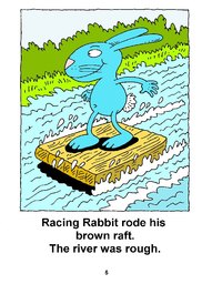05_Racing_Rabbit: Alphabet; Animals; Colour; Reading books