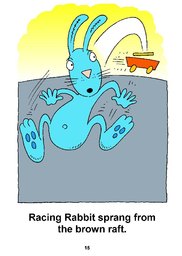 15_Racing_Rabbit: Alphabet; Animals; Colour; Reading books