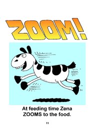 11_Zena_Zebra: Alphabet; Animals; Colour; Reading books