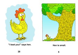 47_Hen_Crocodile: Animals; Colour; Grammar; Reading books