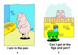 03_Level_1_5_Pig_Jam: Colour; Reading books