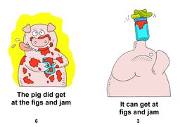 04_Level_1_5_Pig_Jam: Colour; Reading books