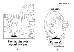 05_Level_1_5_Pig_Jam: BW; Reading books