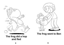 07_Level_2_1_Tim's_Frog: BW; Reading books